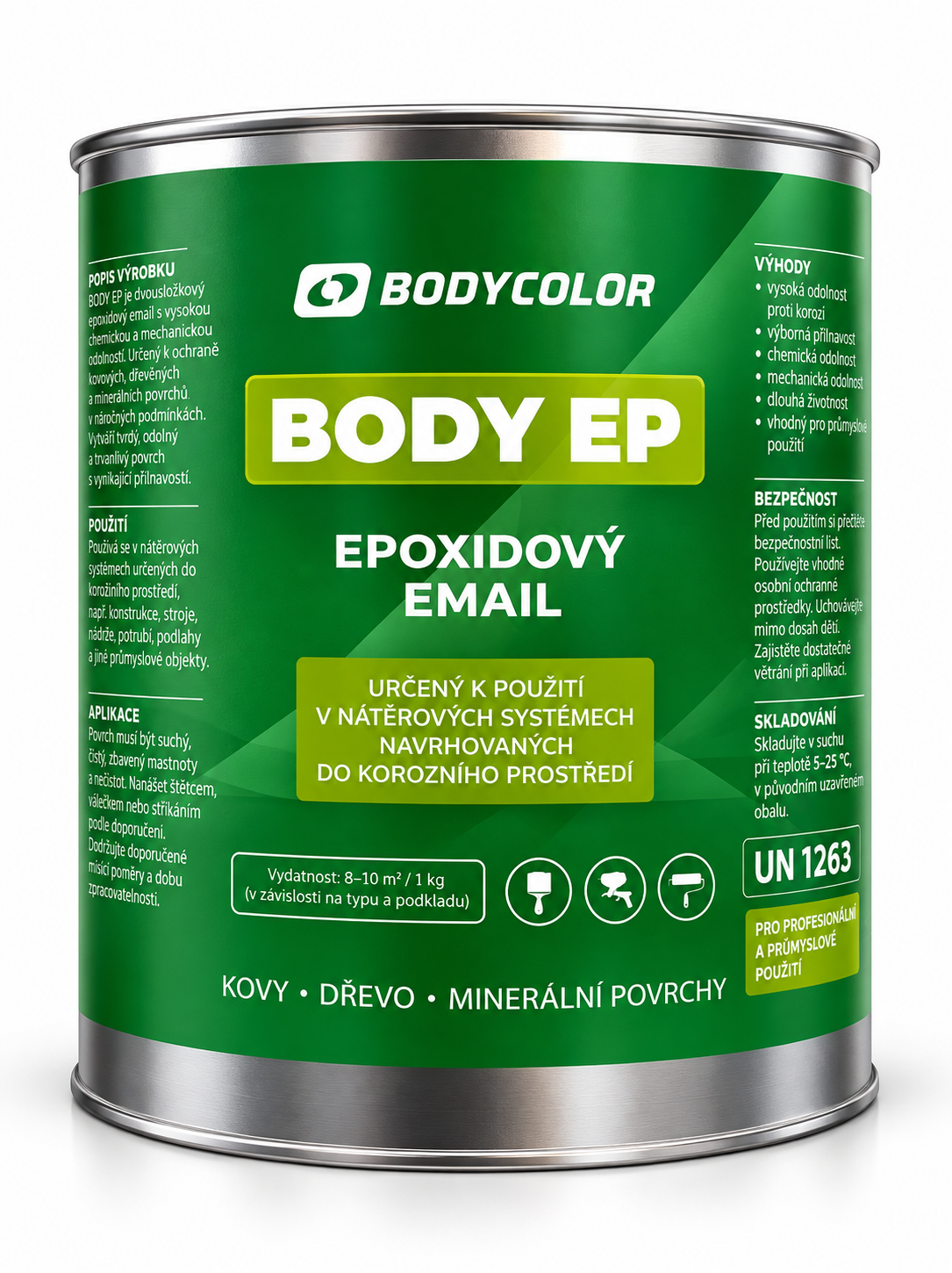 Epoxidové farby POLOMATNÉ 0,75 L / 1,125 kg